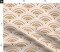 Orange Scales Scallops Fans Geometric Vintage 20'S Medium Scale Art Nouveau Victorian. Custom Printed Fabric by Spoonflower Various Fabrics by the Yard or Fat Quarter
